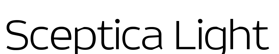 Sceptica Light Yazı tipi ücretsiz indir